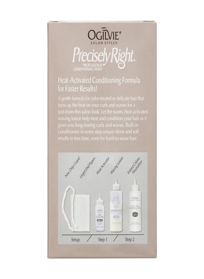 Ogilvie Salon Styles Precisely Right Professional Conditioning Perm Kit - Ideal for Color-Treated, Thin, or Delicate Hair - 6 pc - Image 3